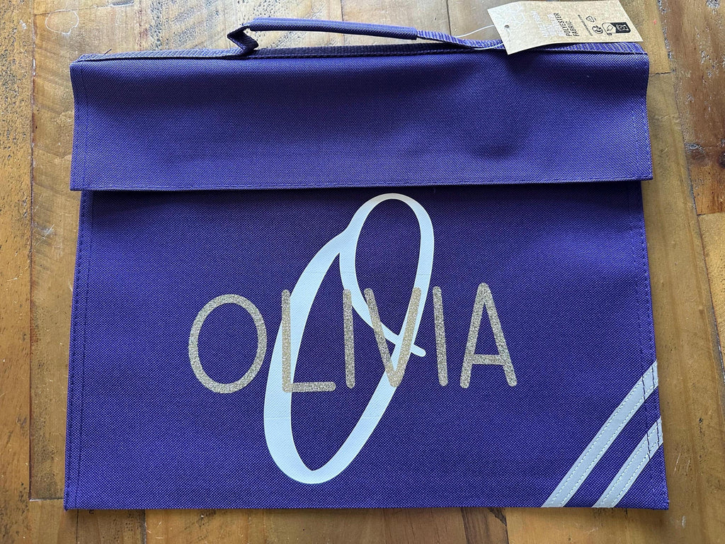 Personalised School Book Bag: Custom Name Design, Kids Toddler Bag