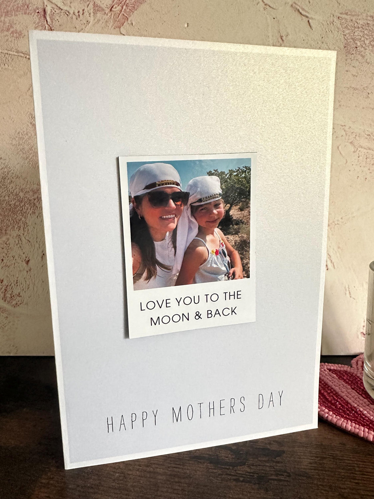 Personalised Photo Magnet Card – Custom Mother’s Day Keepsake Fridge Magnet
