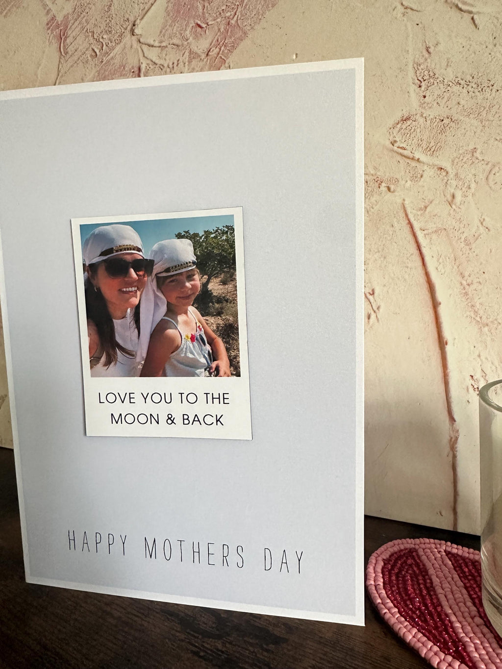 Personalised Photo Magnet Card – Custom Mother’s Day Keepsake Fridge Magnet