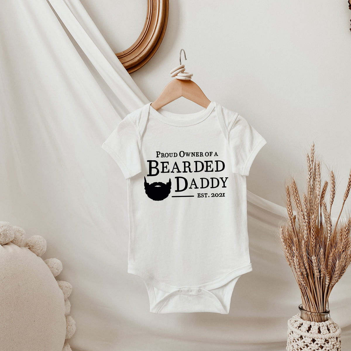 Bearded Daddy T-Shirt & Onesie Set - Father's Day Twinning Outfit