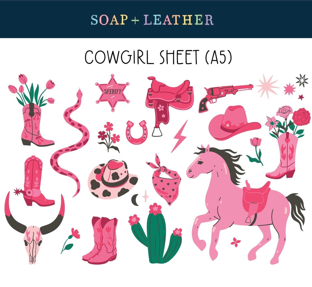 Cowgirl Hen Party Tattoos: Last Rodeo Bride & Bridesmaid Accessories