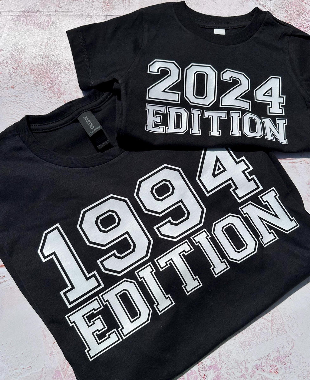Personalised Family Edition T-Shirt Set – Matching Parent & Child