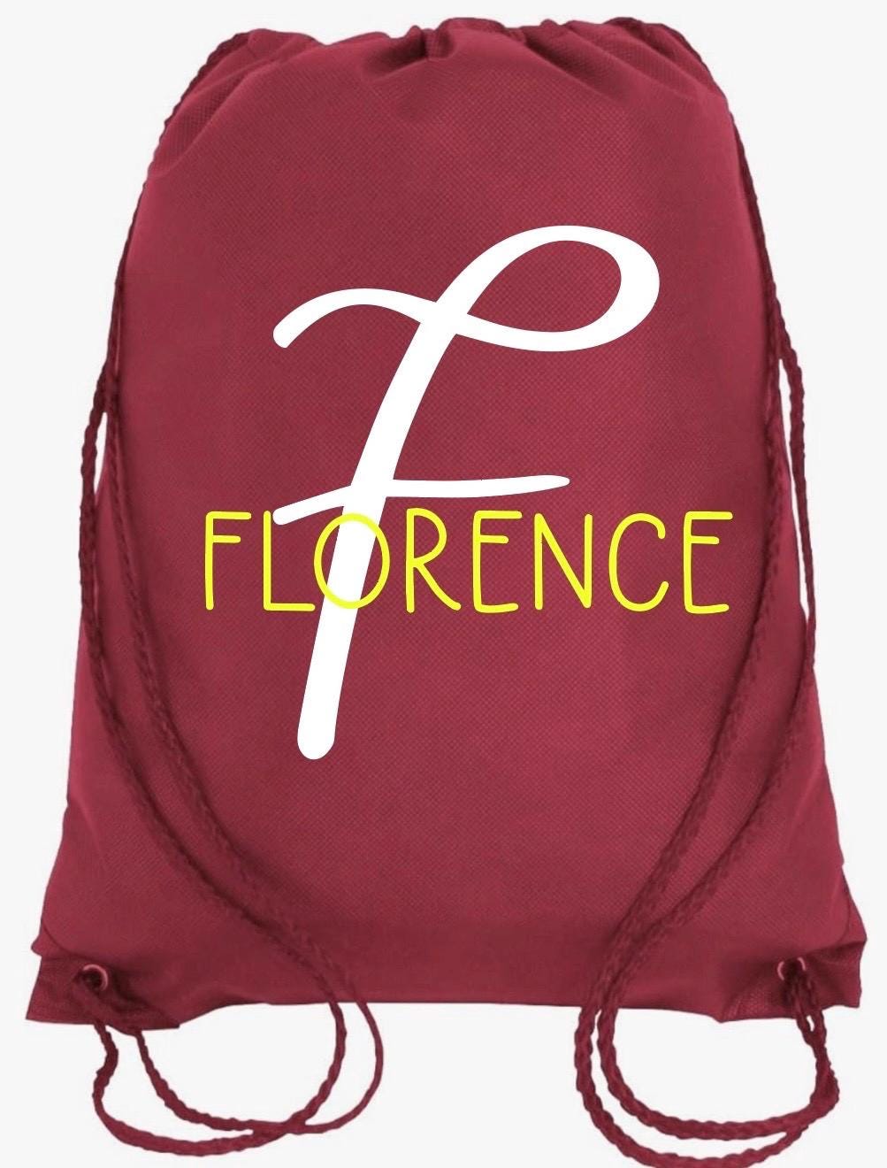 Personalised Kids Gym Bag: Water-Resistant P.E. Bag, Monogram Design