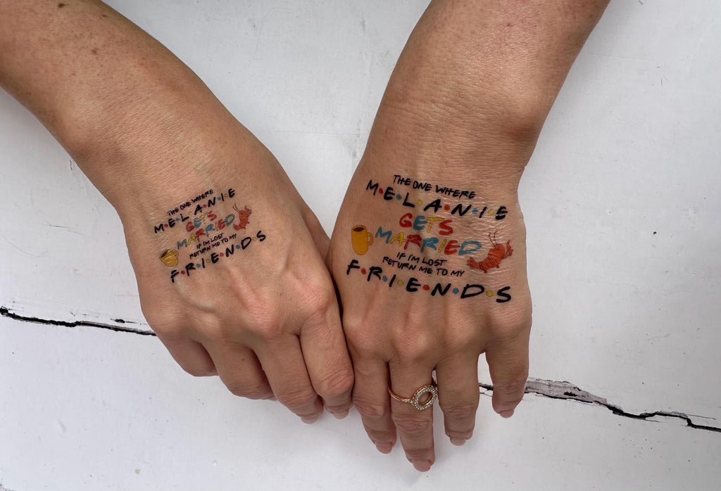 Friends Hen Party Tattoos: Bachelorette Party Favors