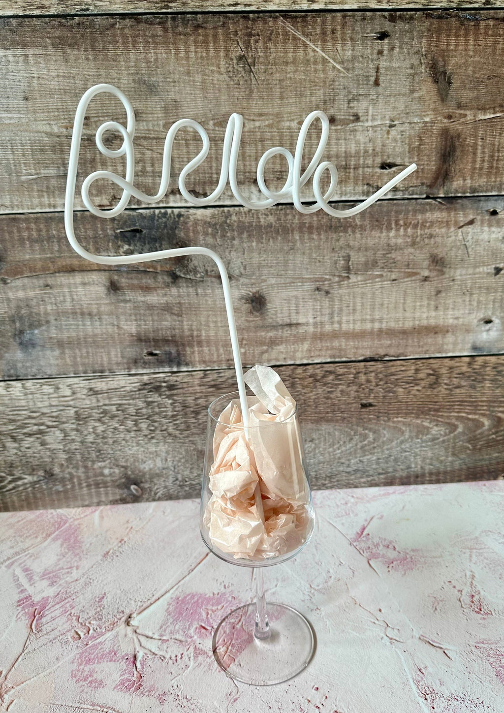Bride Straw: Hen Party Bridal Shower Cocktail Straw