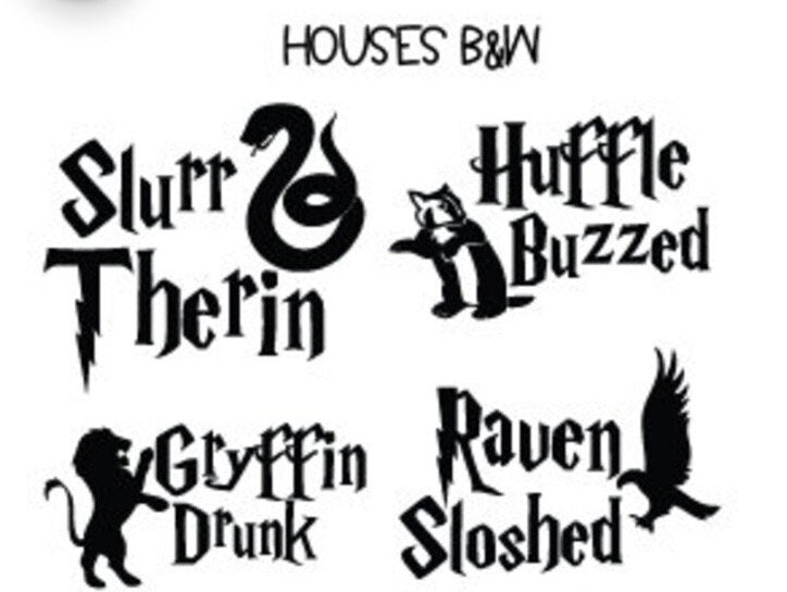 Wizard House Party Tattoos: Hen Party Accessories