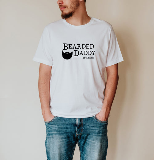 Bearded Daddy T-Shirt & Onesie Set - Father's Day Twinning Outfit