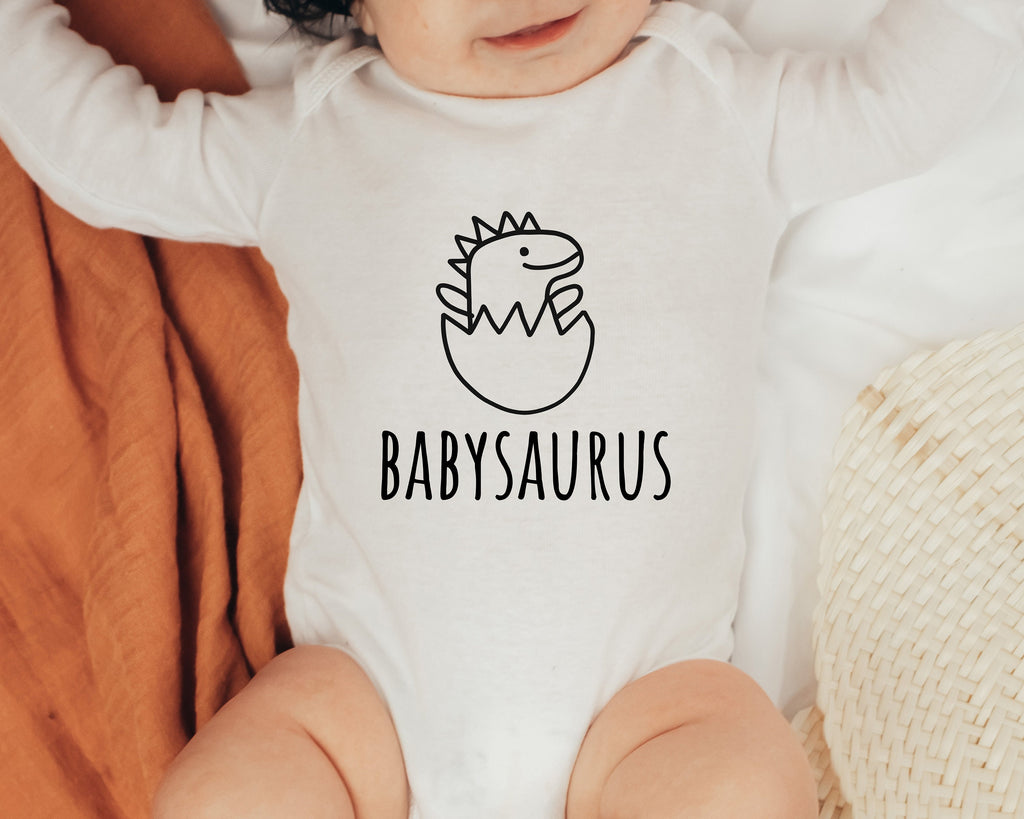 Dinosaur Family Matching Outfits: Daddy & Baby T-Shirt Onesie Set