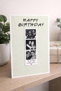 Personalised Photo Booth Birthday Card – Friends Inspired Friend Gift