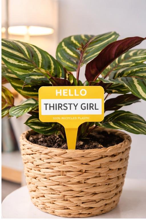 Recycled Plastic Plant Markers Set | Reusable Garden Labels with Pen