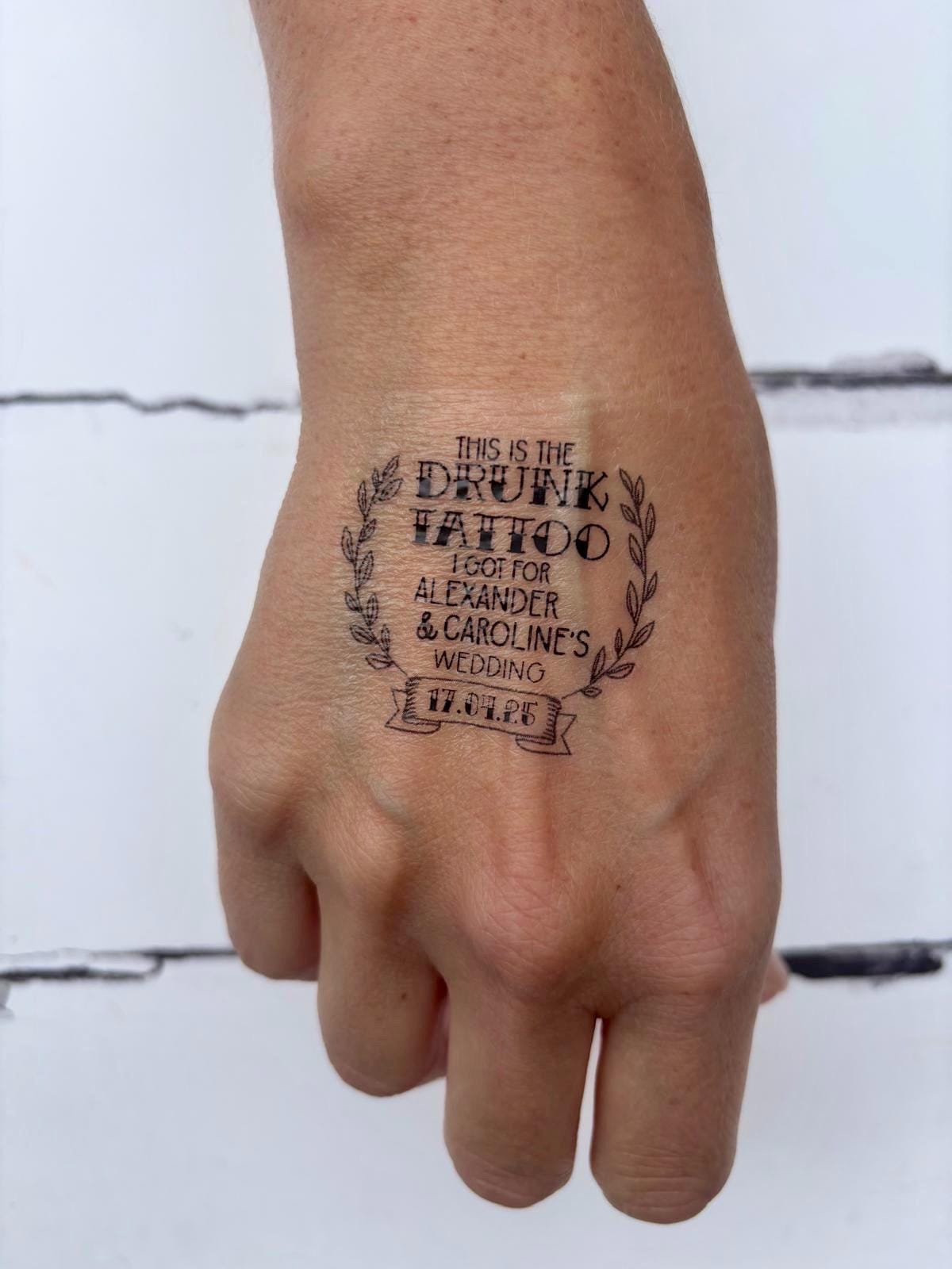 Personalised Birthday Party Tattoos: Funny Temporary Tattoo Favours
