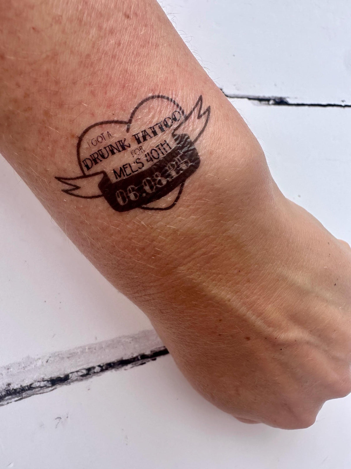 Personalized Birthday Party Tattoos: Custom Temporary Tattoo Favors