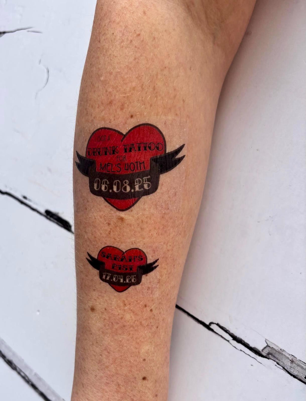 Personalized Birthday Party Tattoos: Custom Temporary Tattoo Favors