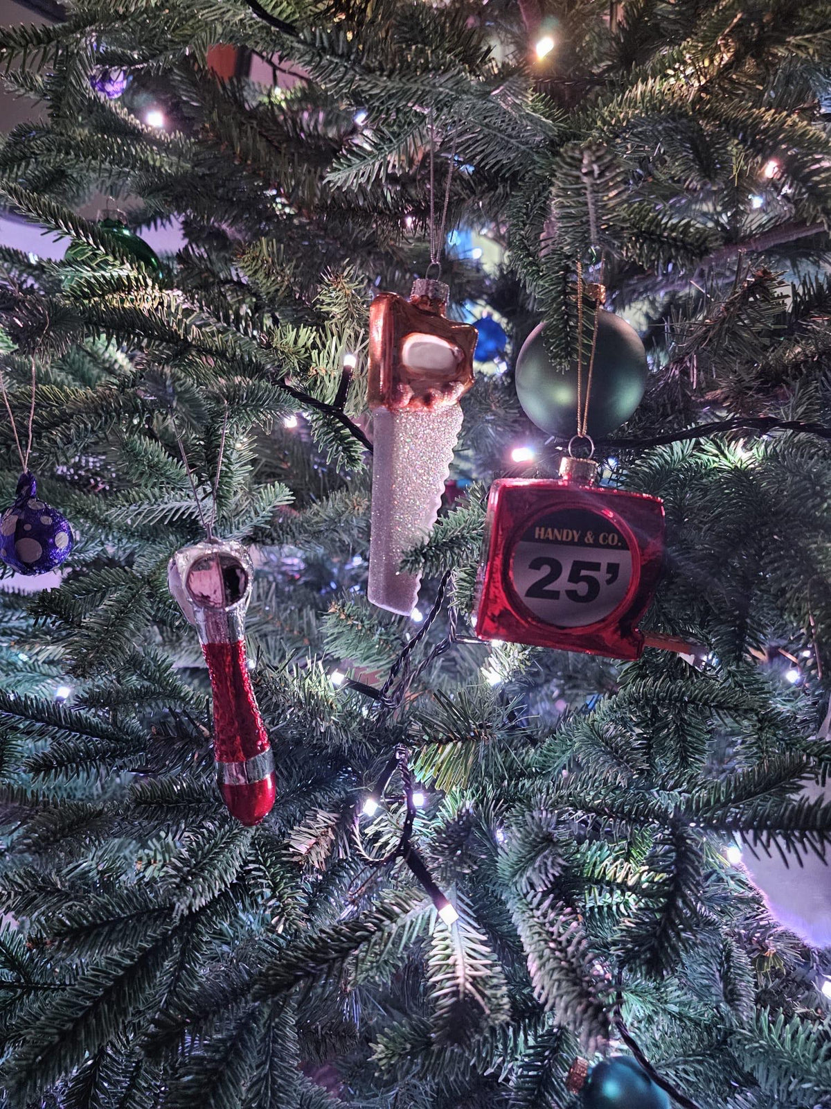 Tool Christmas Ornaments Set – Handyman Holiday Decor