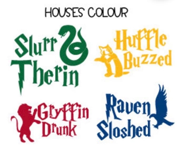 Wizard House Party Tattoos: Hen Party Accessories