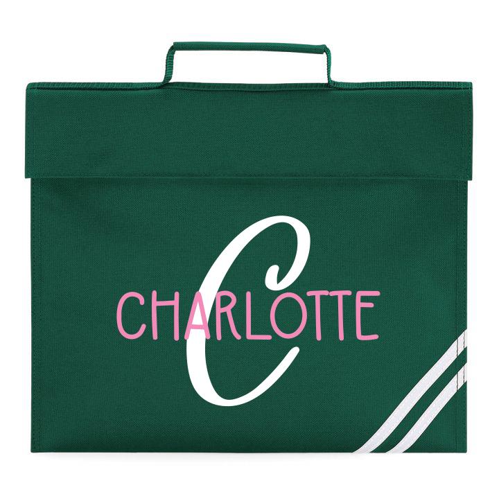 Personalised School Book Bag: Custom Name Design, Kids Toddler Bag