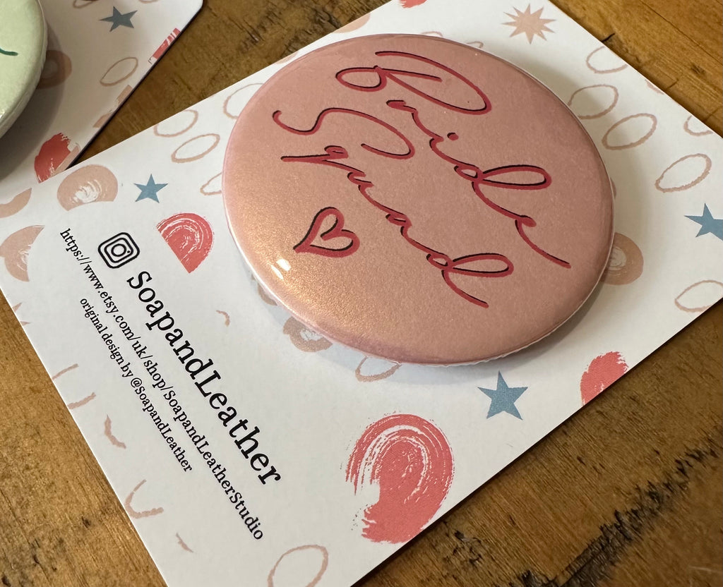 Personalised Hen Party Badges: Custom Bachelorette Party Favors (58mm)