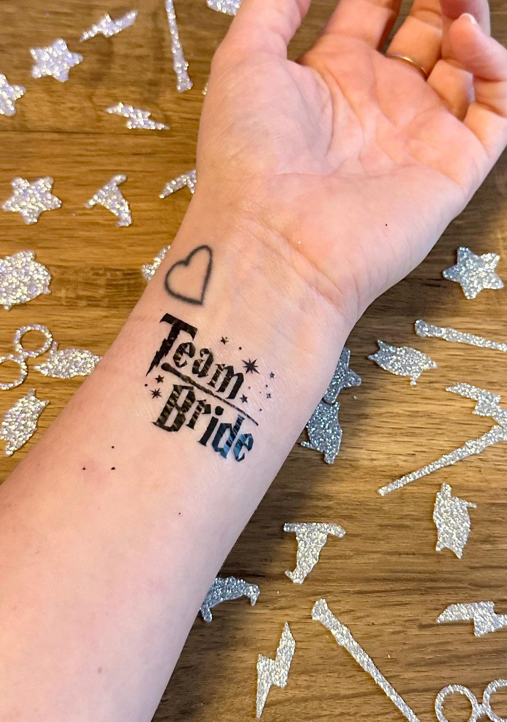 Wizard Hen Party Tattoos: Bride & Team Bride Accessories